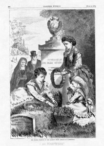 An 1870 illustration of Decoration Day from Harper's Weekly