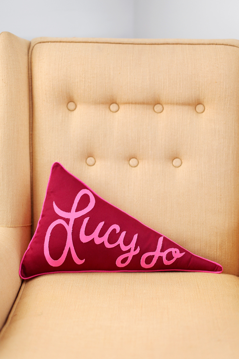 pennant pillow