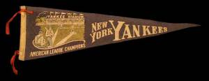 Yankees fan pennant