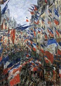 'The rue de Saint-Denis' by Monet