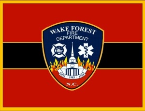 Wake Forest FD flag.