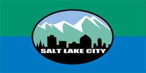 Current flag of Salt Lake City.