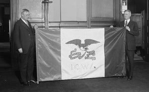 Iowa's state flag (Library of Congress)