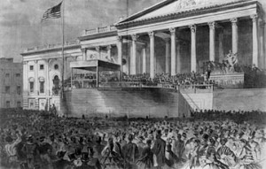 Another image of the 1861 inauguration.