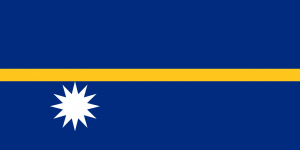 Nauru's flag (wikipedia.org)