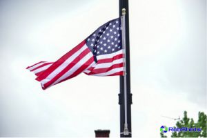 Light pole flag set