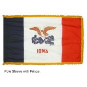 Iowa State Flag Indoor Fringe