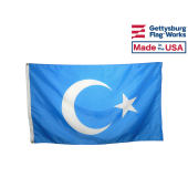 Uyghur Awareness Protest Flag - Historical Flag of East Turkestan 