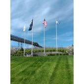 30' EXTREME External Revolving (XESR) Aluminum Flagpole - Choose Options