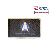 Official U.S. Space Force Flag - Formal Indoor and Parade Style