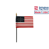 4x6" Hulbert Stick Flag 