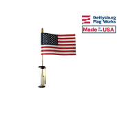 Aluminum Adhesive Stick Flag Holder