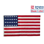 Historical American 28 Star Flag