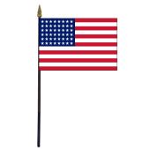 American, 48 Stars Stick Flag - 4x6"