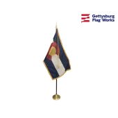 Colorado Indoor Flag Set-3x5