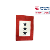 Service Star - 3 Blue Stars Garden Flag