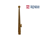 Teak Boat Flagpole