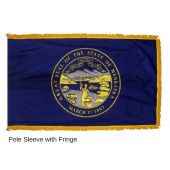 Nebraska Indoor Flag Fringe