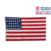 Historical American 33 Star Flag