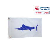 Blue Marlin Fish Flag - Sport Fishing Boat Flag