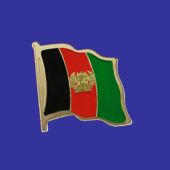 Afghanistan Lapel Pin (Single Waving Flag)