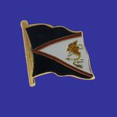 American Samoa Lapel Pin (Single Waving Flag)