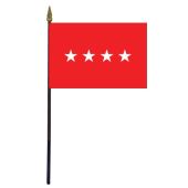 Army General Stick Flag - 4x6"