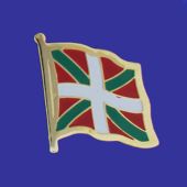 Basque Country Lapel Pin (Single Waving Flag)