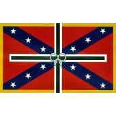 Black Cross of Texas Flag - 3x5'