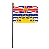 British Columbia Stick Flag - 4x6"