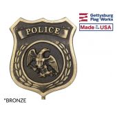 Bronze Police Grave Marker