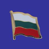 Bulgaria Lapel Pin (Single Waving Flag)