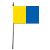 Clare County Stick Flag (Ireland) - 4x6"