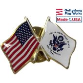 Coast Guard Flag Lapel Pin