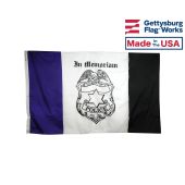 Police Mourning Flag - 3x5'