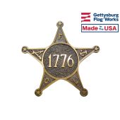 War of 1776 Veteran Bronze Grave Marker 