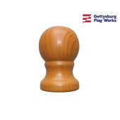 Ball, Wood, for Rotating Poles