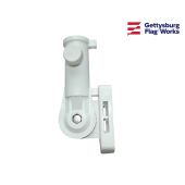 Flagpole Bracket 13 Position (White Nylon)