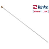 White Fiberglass Flagpole