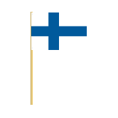 Finland Cotton Stick Flag