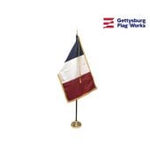 France Indoor Flag Set