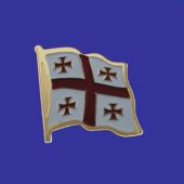 Georgia Republic Lapel Pin (Single Waving Flag)