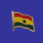 Ghana Lapel Pin (Single Waving Flag)