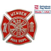 Fireman Aluminum Grave Marker