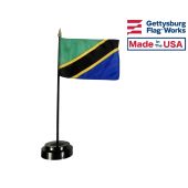 Tanzania Stick Flag - 4x6"