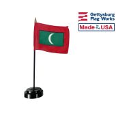 Maldives Stick Flag - 4x6"