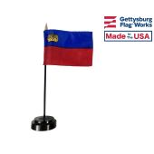 Liechtenstein Stick Flag - 4x6"