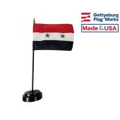 Syria Stick Flag - 4x6"