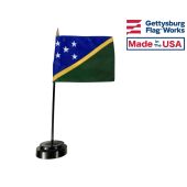 Solomon Islands Stick Flag - 4x6"