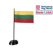 Lithuania Stick Flag - 4x6"